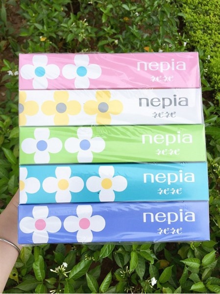 Lốc 5 Hộp Giấy Ăn Nepia X 300 Tờ Đôi