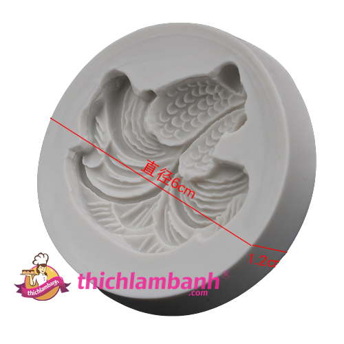 Khuôn silicon 4D cá vàng vẫy đuôi
