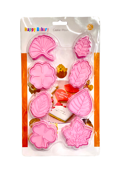 Bộ 8 Nhấn Bánh Quy Lá B113