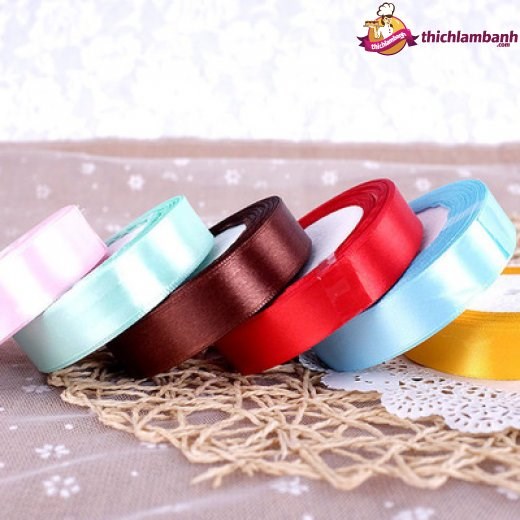 Ruy băng 2cm - Chữ HPBD (chia lẻ)