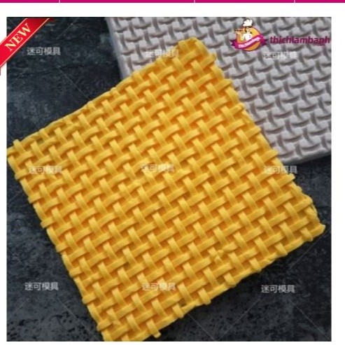 Khuôn silicon 4D đan lưới MK - 1794