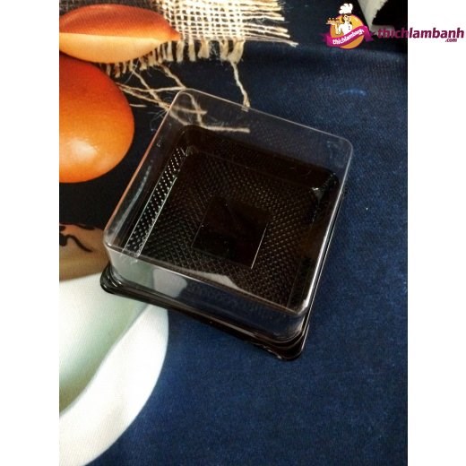 Hộp nhựa 1 bánh nắp đậy 125g - 150g XY80S (10 cái)