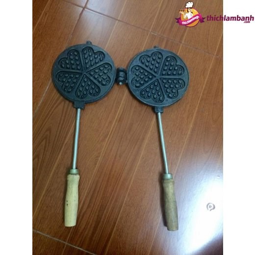 Khuôn bánh kẹp tàn ong hoa chống dính loại nhỏ 14 cm Huỳnh Anh
