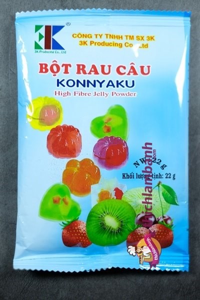 Bột rau câu Konnyaku 22g