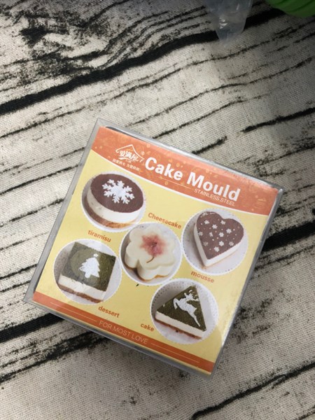 Khuôn ring mouse mini có nắp - Hoa