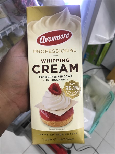 Kem Sữa Whipping Cream Avonmore 35.5% 1L