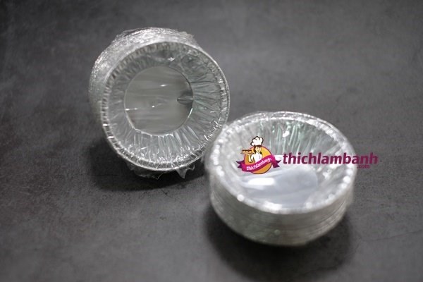 Khuôn tart giấy nhôm (50 chén)