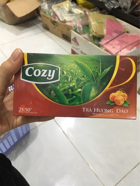 Trà đào túi lọc Cozy