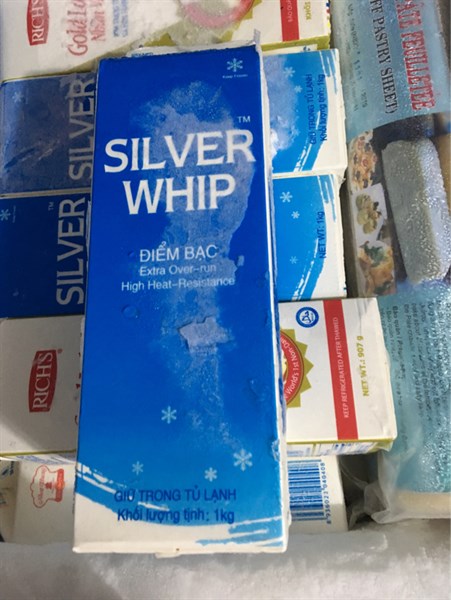 Kem Trang Trí Bánh Silver Whip 1KG (Thùng)