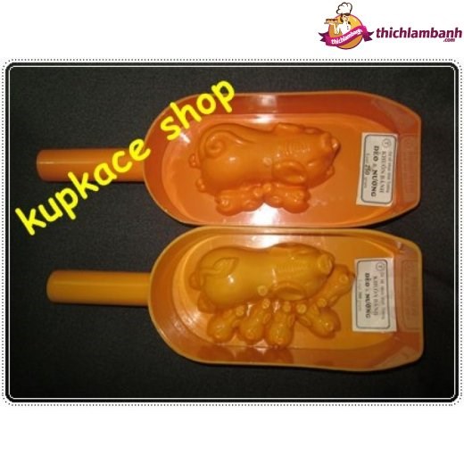 Khuôn gõ heo 2 con số 6 - 250g