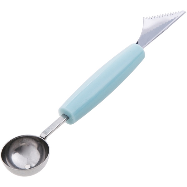 Dụng cụ nạo dưa ,cắt tỉa hoa quả 2 đầu có răng cưa 18cm