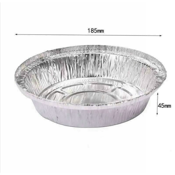 Set 10 tô giấy bạc nồi chiên không dầu 21cm