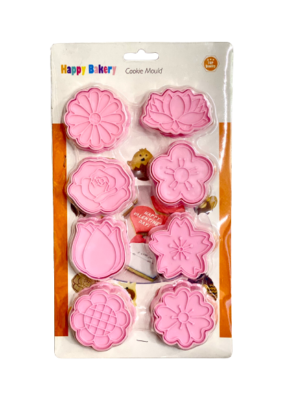 Bộ 8 nhấn bánh quy Hoa B112