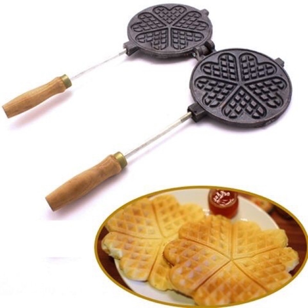 Khuôn bánh kẹp tàn ong/ hoa chống dính lớn 17.5cm huỳnh anh