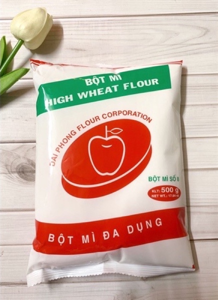 Bột Mì Trái Táo Đỏ Số 8 500G (thùng ( 20 gói))