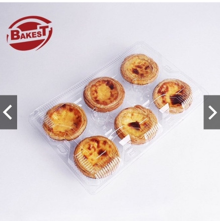 10 Hộp Nhựa Đựng Bánh Tart Trứng FJ360 6B