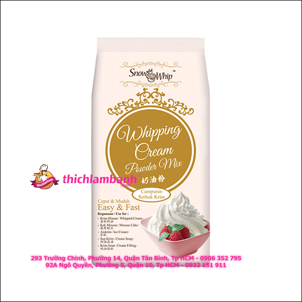 Bột Whipping Snow Whip - Whipping Cream Powder Mix (500G)