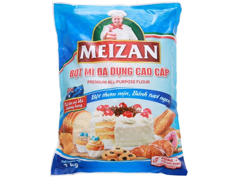 Bột Mì Đa Dụng Cao Cấp Hiệu Meizan (1Kg)