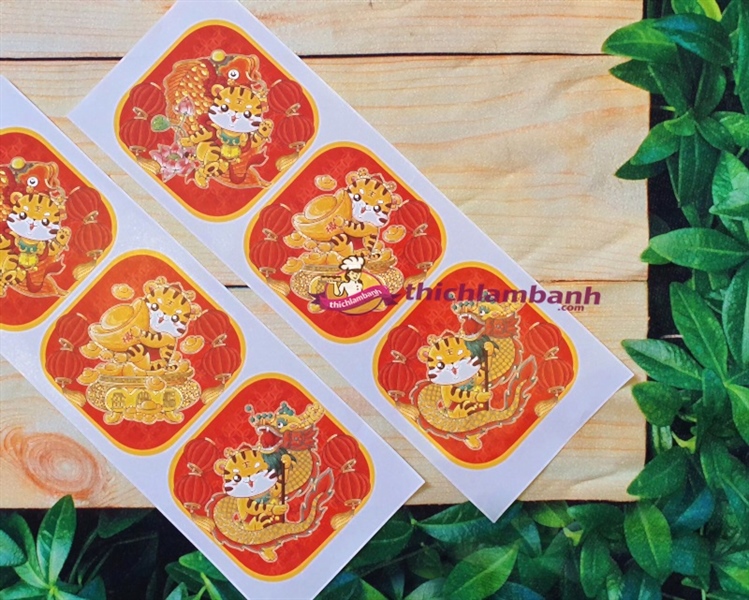 Tem tết Nhãn đỏ 3 lớn