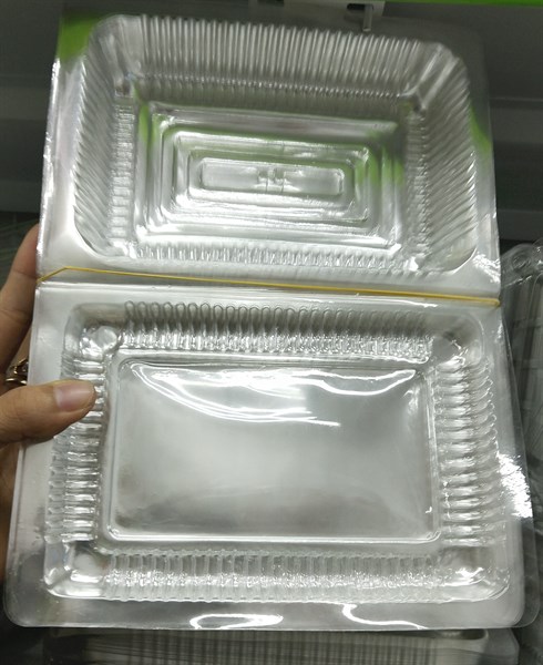 Hộp nhựa gập chữ nhật H55 (1 CÁI)