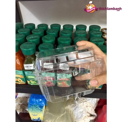 Hộp nhựa gập đựng trái cây 500g (1 CÁI)