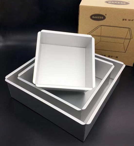 Khuôn vuông đáy rời 7 inc Bakese
