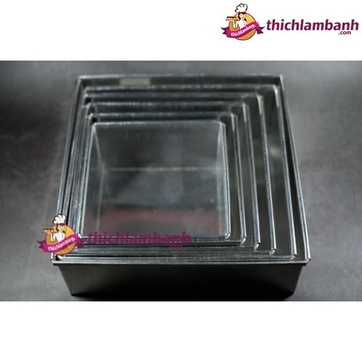 Khuôn vuông đáy rời - 18cm