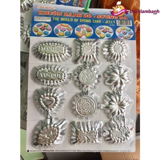 Khuôn bánh bò nhôm Vĩnh Trường