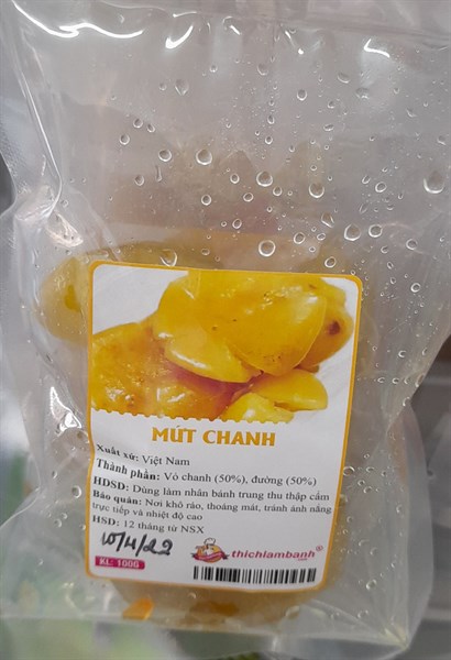 Mứt chanh cắt (100 gr)