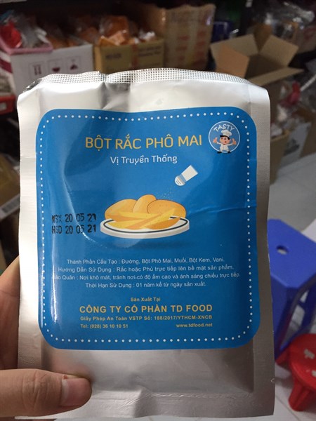 Phô mai rắc mặn - 100g