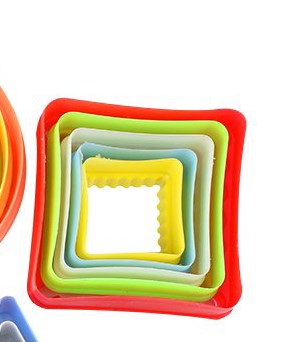 Bộ 5 nhấn nhựa vuông răng cưa