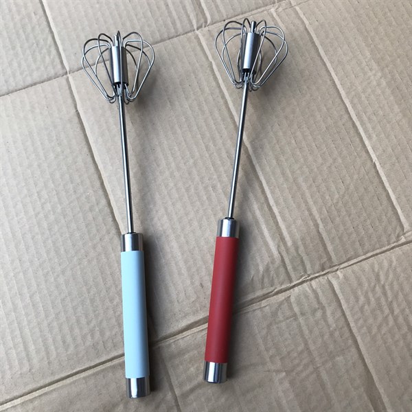 Cây đánh trứng / cà phê xoay inox loại trung