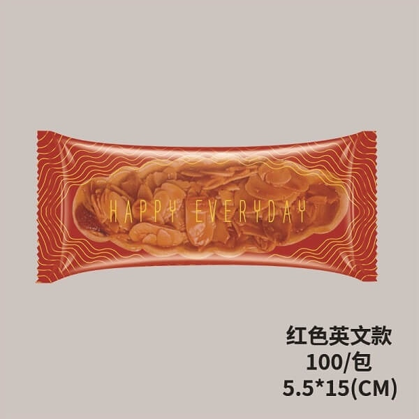 Túi bánh thuyền màu đỏ ~100c