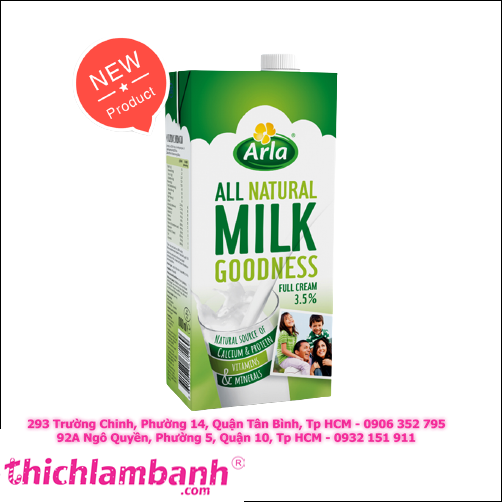 Sữa nguyên kem Arla Full Cream 1L