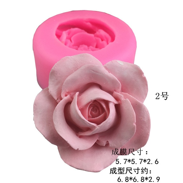 4D Silicon Hoa hồng 5.7cm H6192