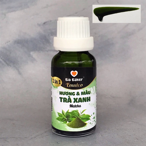 Trà xanh - Hương tạo màu Bio 20G