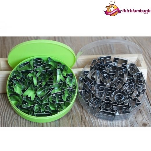 Bộ nhấn 26 chữ cái bằng inox
