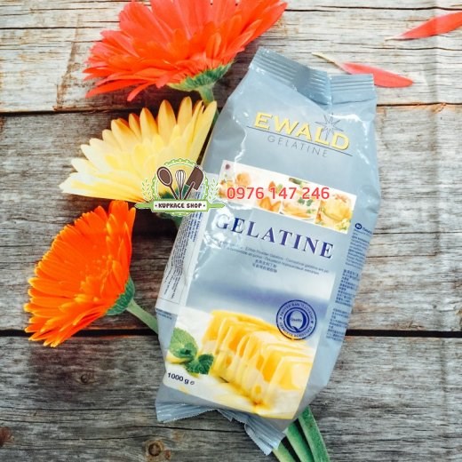 Gelatin bột EWald - gói nguyên 1kg