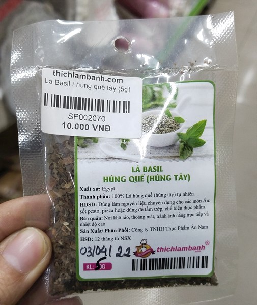 Lá Húng Quế (Basil) (5g)