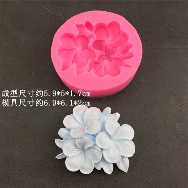 4D Silicon Chùm hoa sứ H8246
