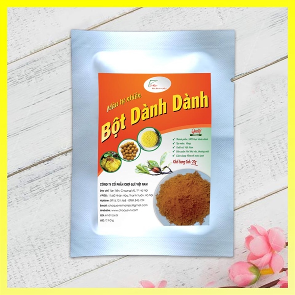 Bột tự nhiên Dành Dành 20g