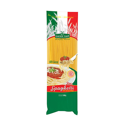 Mì Spaghetti Golden Farm (Không Túi Khóa) 500G