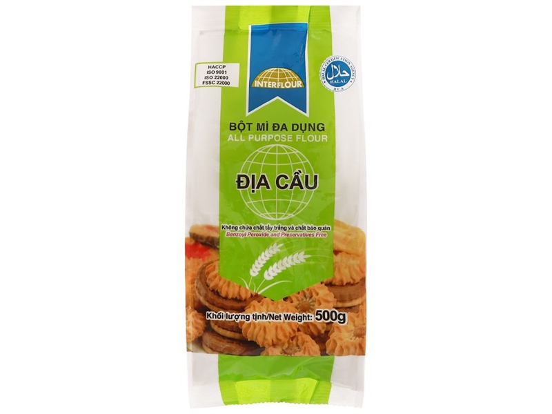 Bột mì đa dụng địa cầu 500g
