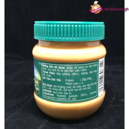 Bơ Đậu Phộng Mịn 340G