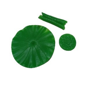 4D Silicon lá sen, gương sen, lá cuốn 1848