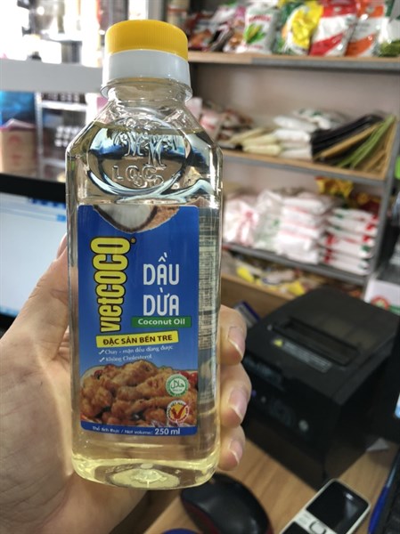 Dầu Dừa Vietcoco 250ML (1 THÙNG ( 24 CHAI))