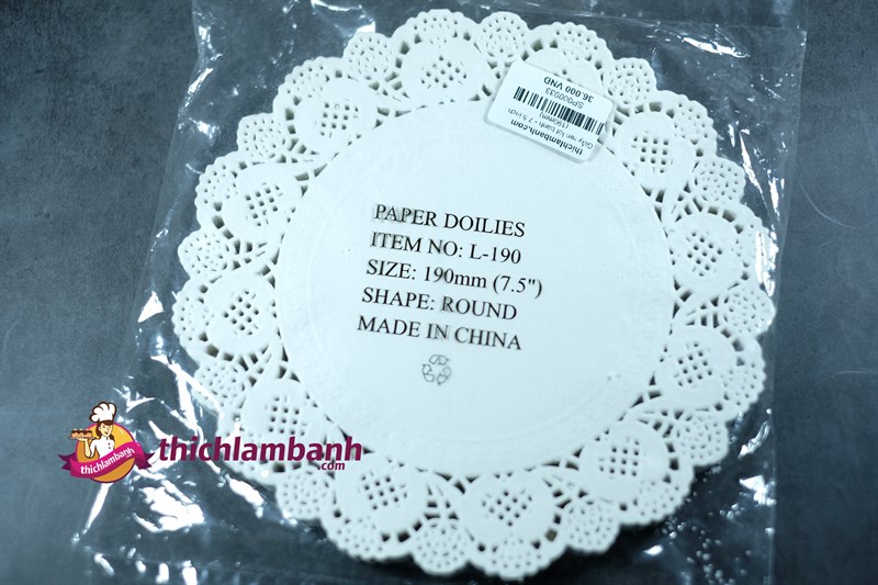 Giấy ren lót bánh - 7.5 inch (190mm)