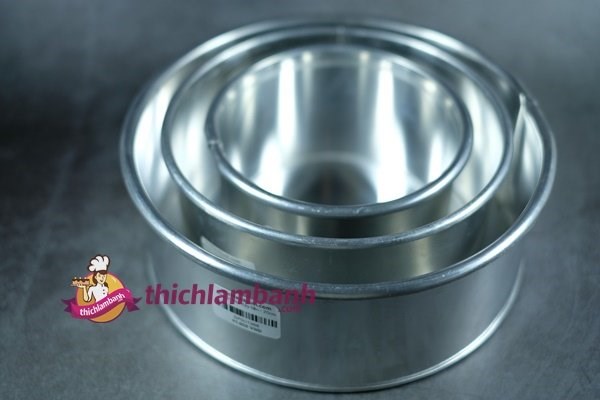 Khuôn tròn đáy liền - 6cm