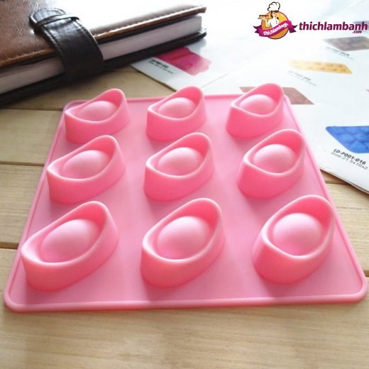 Khuôn silicon 9 thỏi vàng