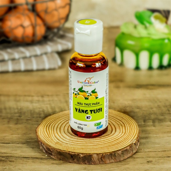 Màu Siro Thực Phẩm Vàng Tươi 60G Unicorn